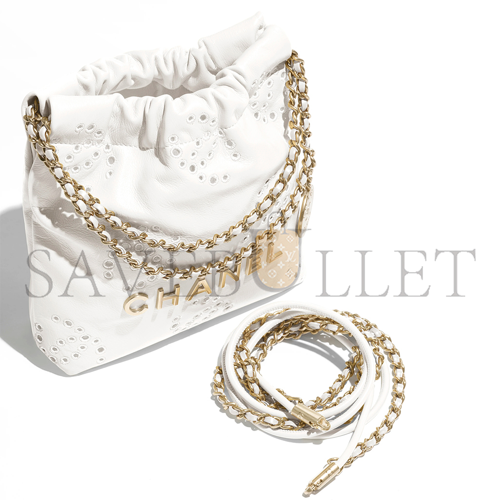 CHANEL 22 MINI HANDBAG AS3980 (20*19*6cm)